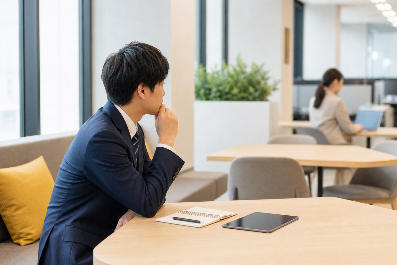 同僚を気にかけ、残業申告をためらう社員